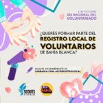 Registro local de voluntarios y voluntarias